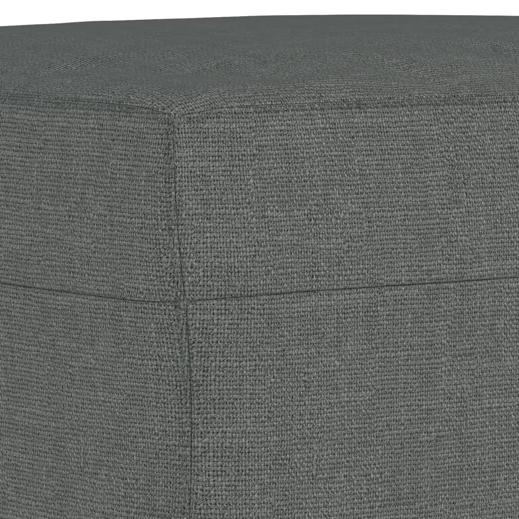vidaXL Taburet, gri închis, 70x55x41 cm, material textil