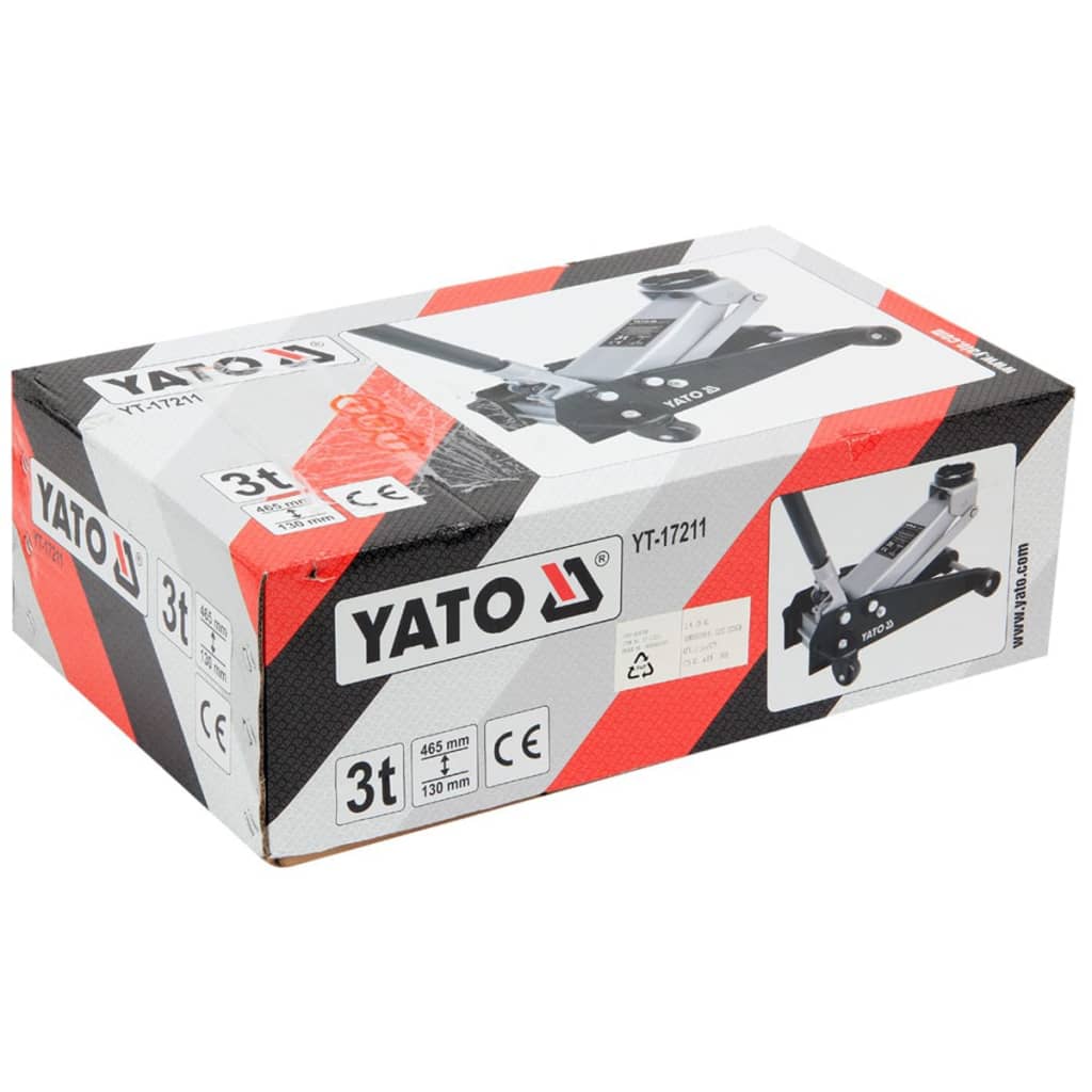 YATO Cric hidraulic de podea, 3 tone, YT-17211