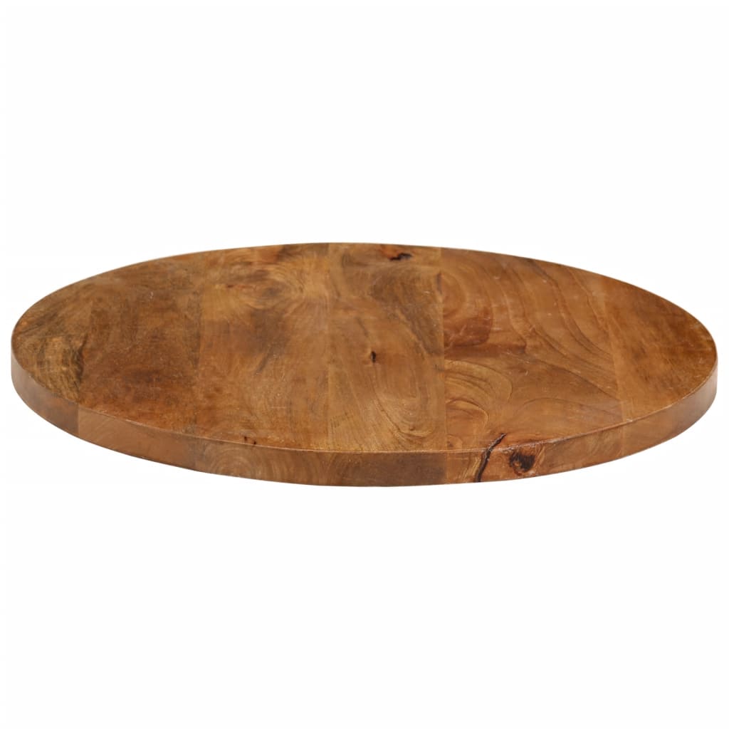 vidaXL Blat de masă rotund, Ø 60x2,5 cm, lemn masiv de mango brut