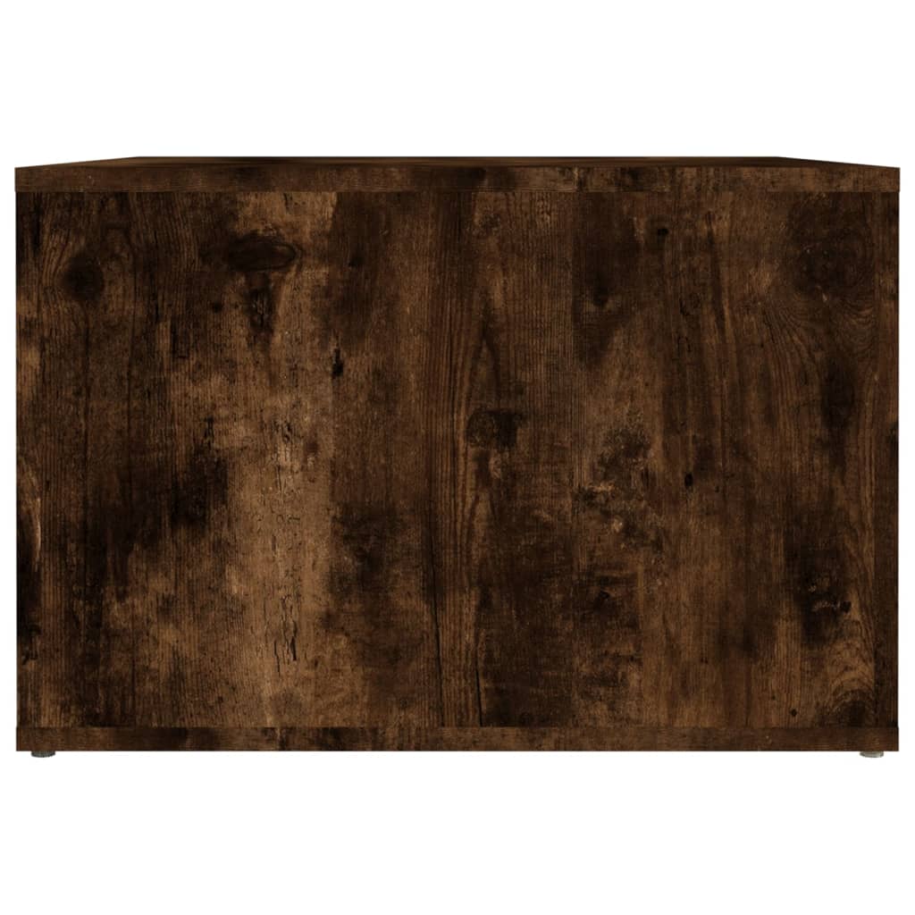 vidaXL Noptieră, stejar fumuriu, 57x55x36 cm, lemn compozit