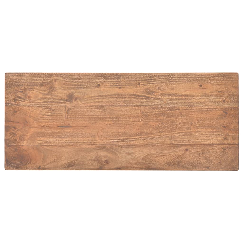 vidaXL Masă consolă, lemn masiv reciclat, 69 x 28 x 70 cm