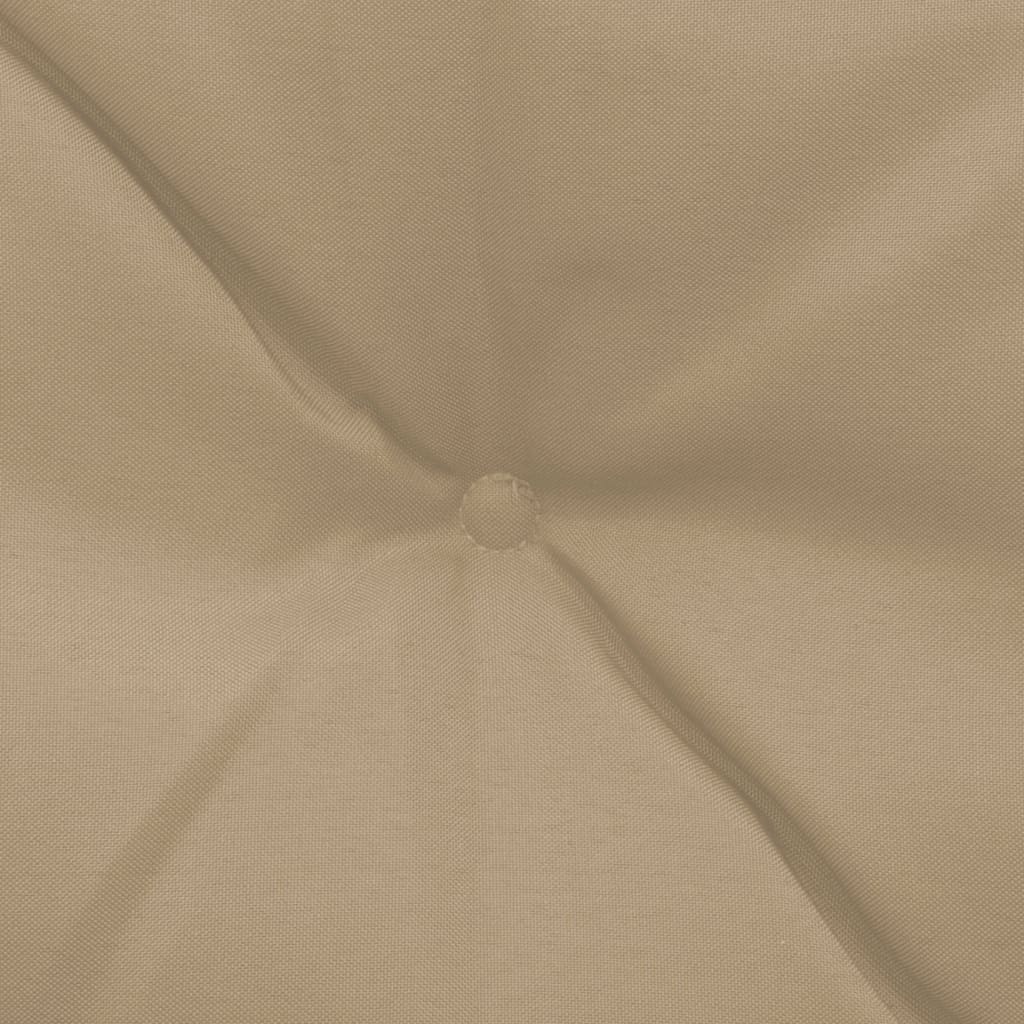 vidaXL Perne pentru balansoar, 2 buc., bej, 50 cm, material textil