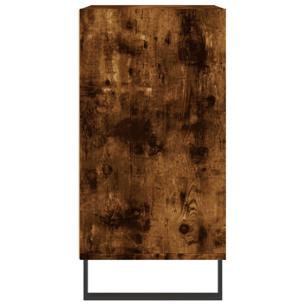 vidaXL Servantă, stejar fumuriu, 57x35x70 cm, lemn compozit