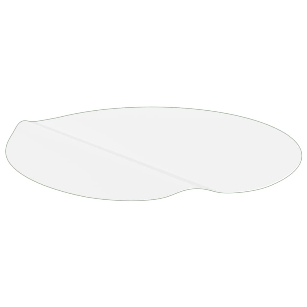 vidaXL Folie de protecție masă, transparent, Ø 70 cm, PVC, 2 mm