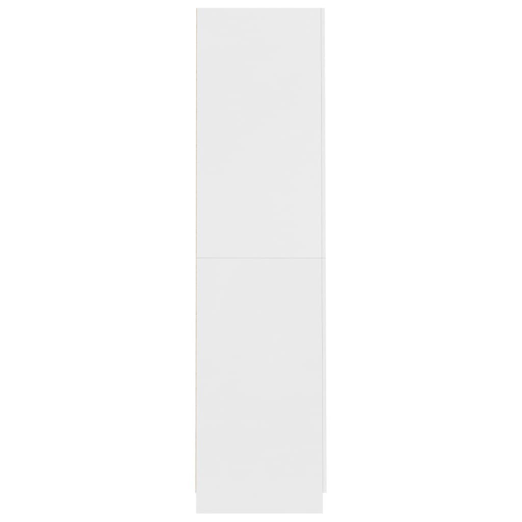 vidaXL Șifonier, alb, 90x52x200 cm, PAL