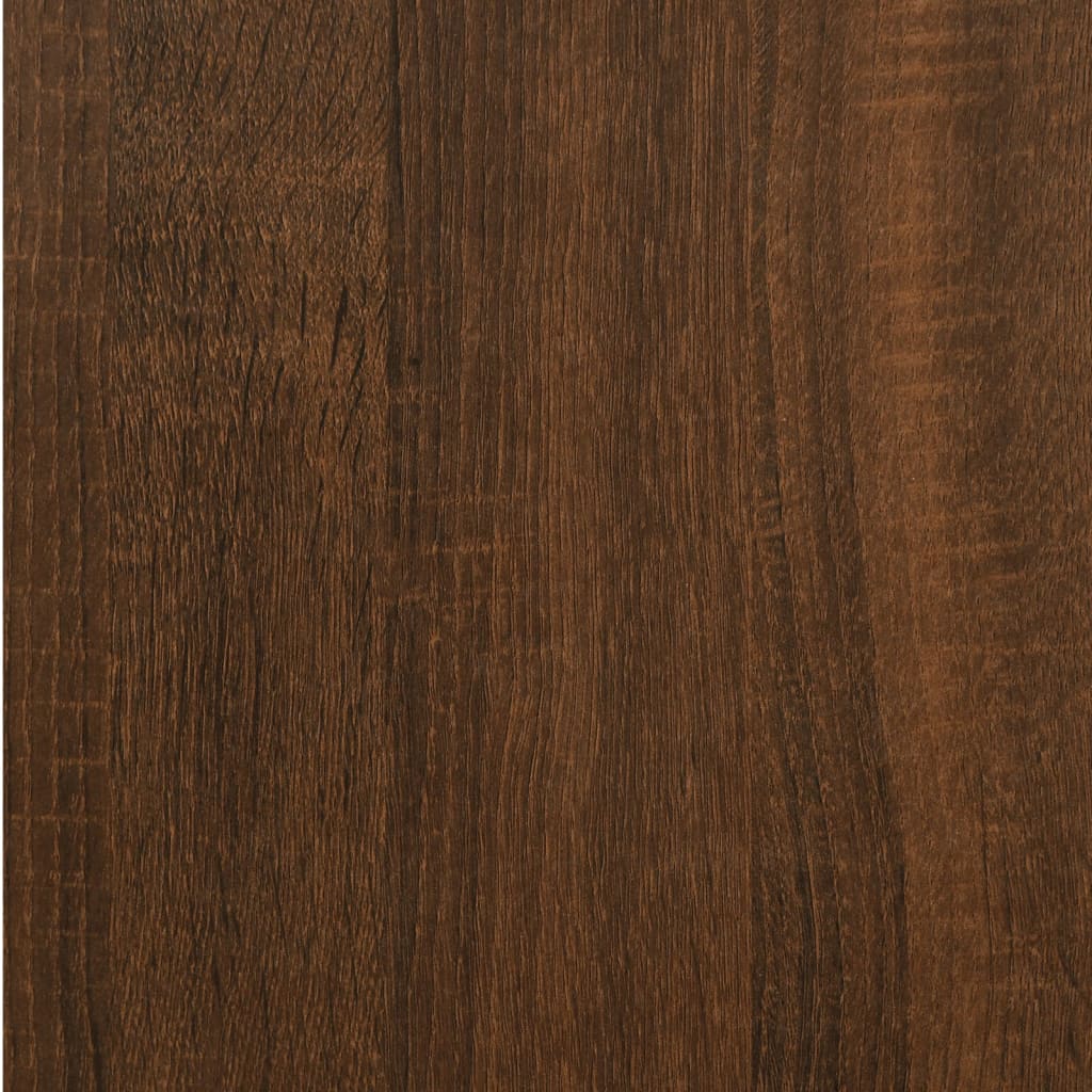 vidaXL Noptieră, stejar maro, 40x35x70 cm, lemn prelucrat