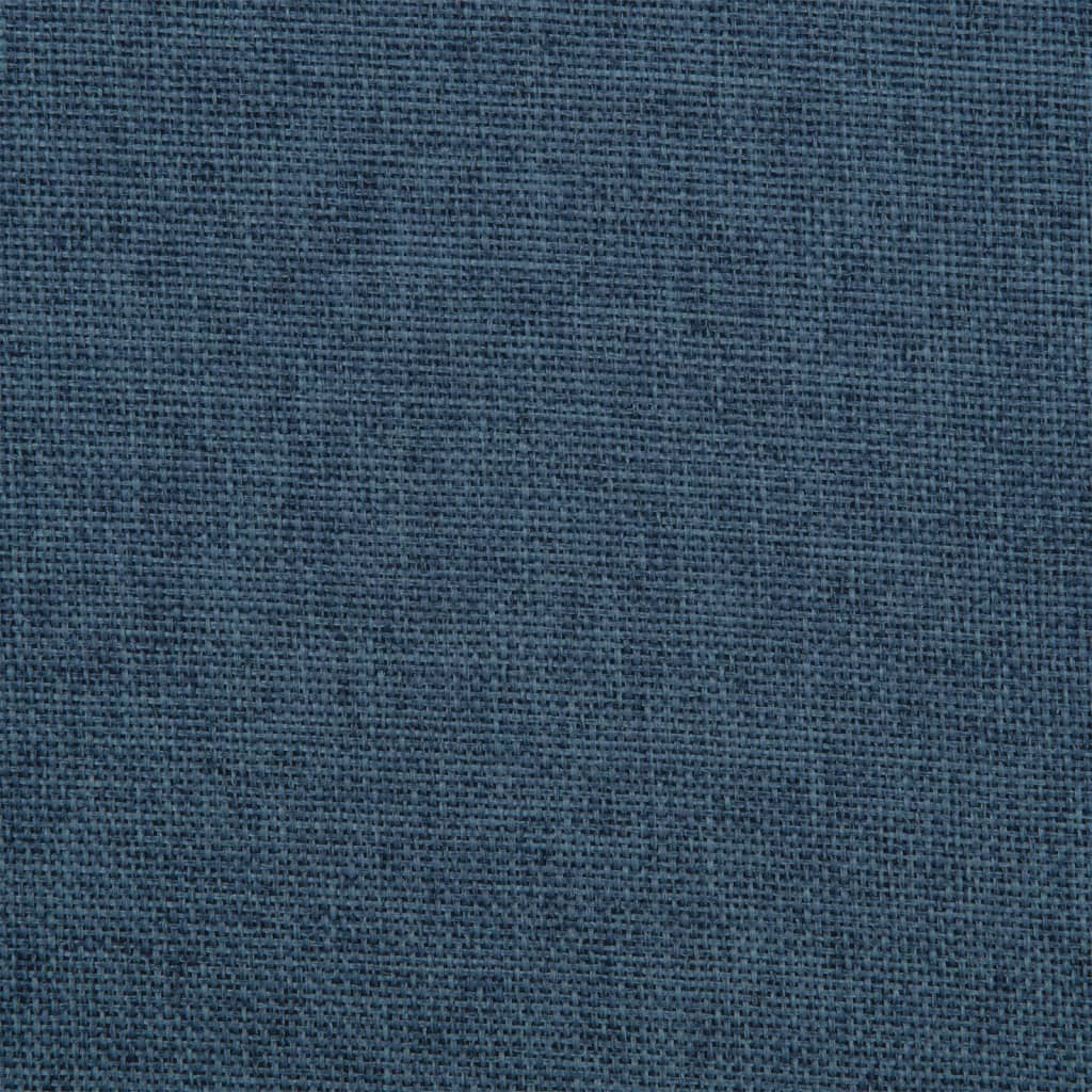 vidaXL Scaun de bucătărie pivotant, albastru, material textil