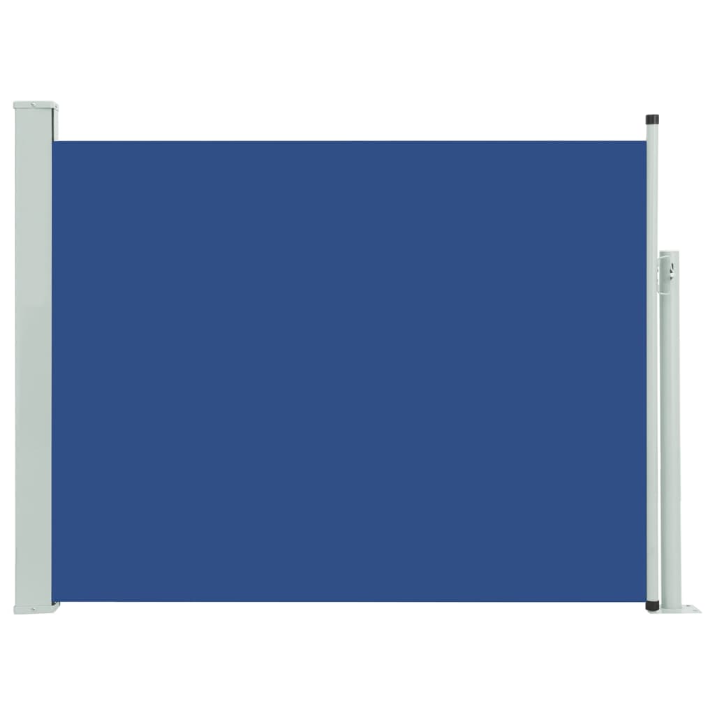 vidaXL Copertină laterală retractabilă terasă, albastru, 140x500 cm