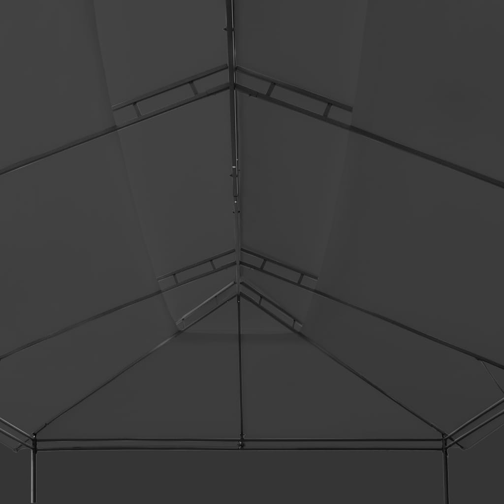 vidaXL Pavilion cu perdele, antracit, 600 x 298 x 270 cm