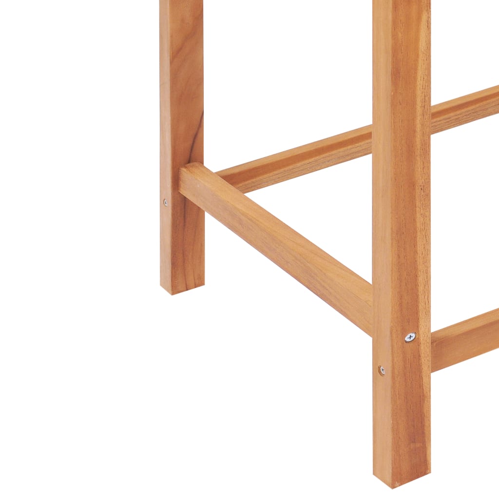 vidaXL Set mobilier bar, 3 piese, lemn masiv de tec