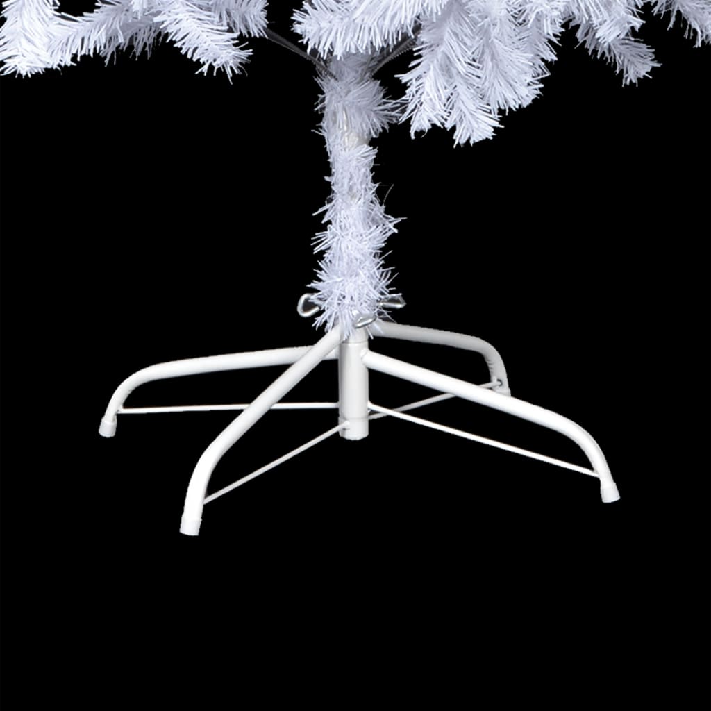 vidaXL Brad de Crăciun pre-iluminat cu set globuri, 210 cm, 910 ramuri