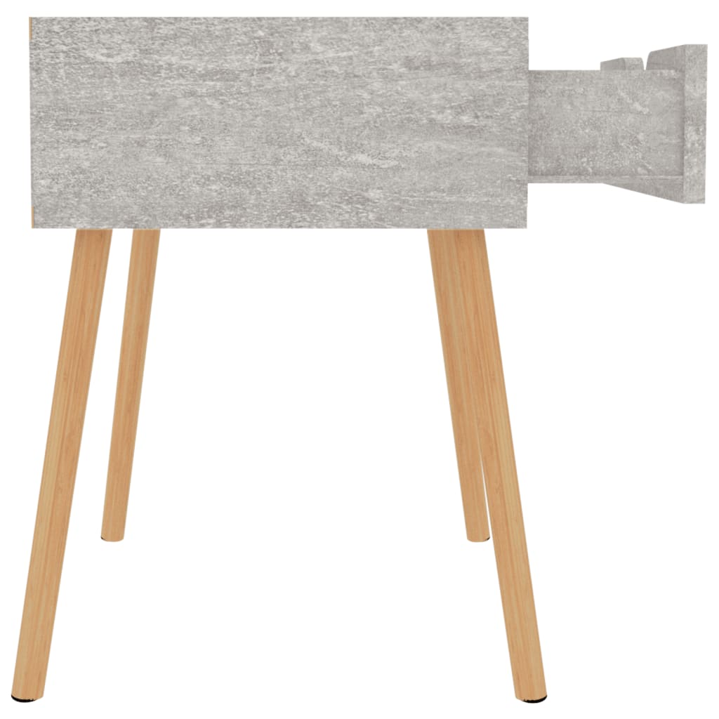 vidaXL Noptieră, gri beton, 40x40x56 cm, lemn prelucrat
