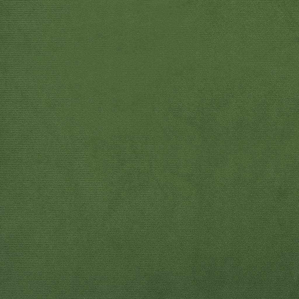 vidaXL Scaune de bucătărie pivotante, 2 buc., verde închis, catifea