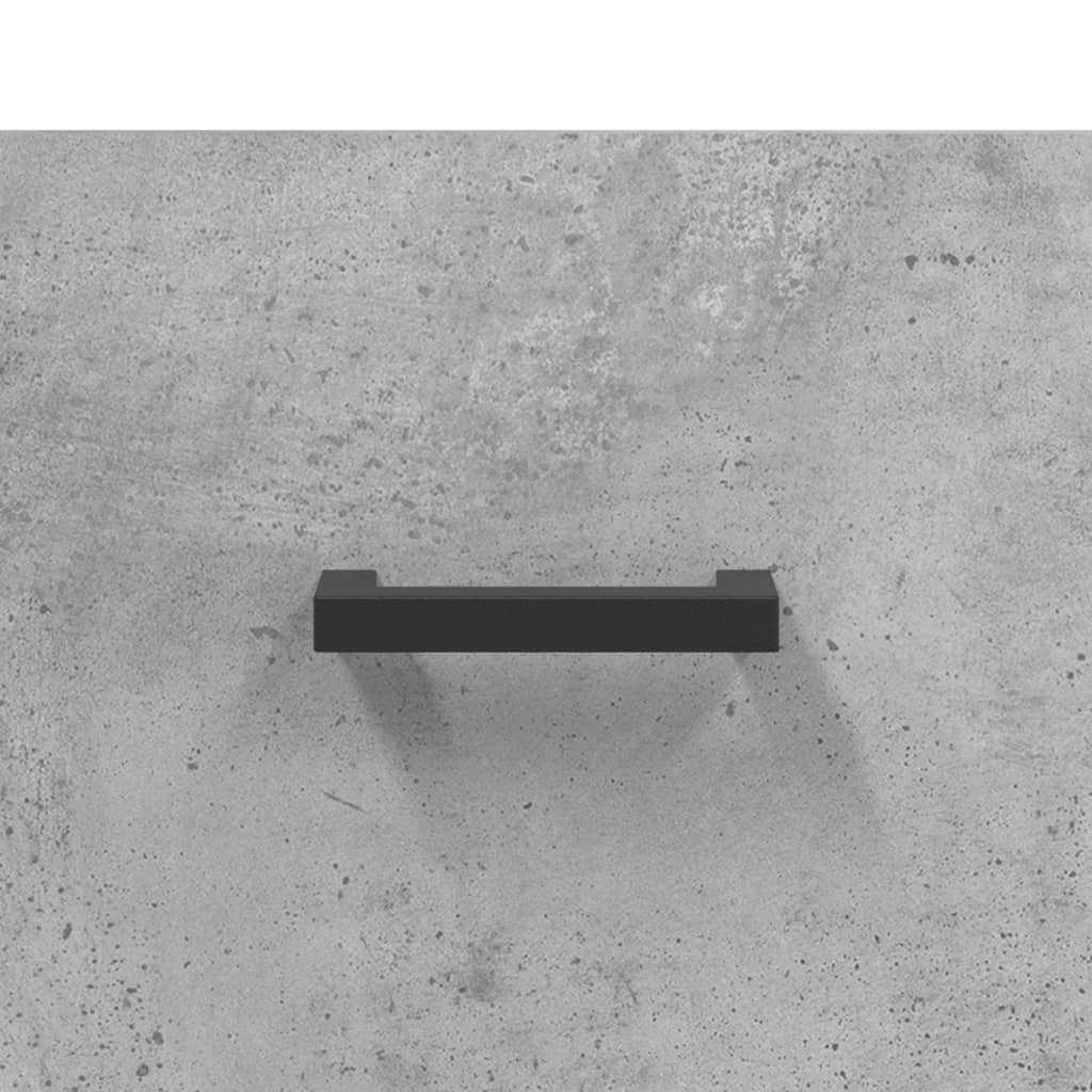 vidaXL Dulap de perete, gri beton, 100x36,5x35 cm, lemn prelucrat