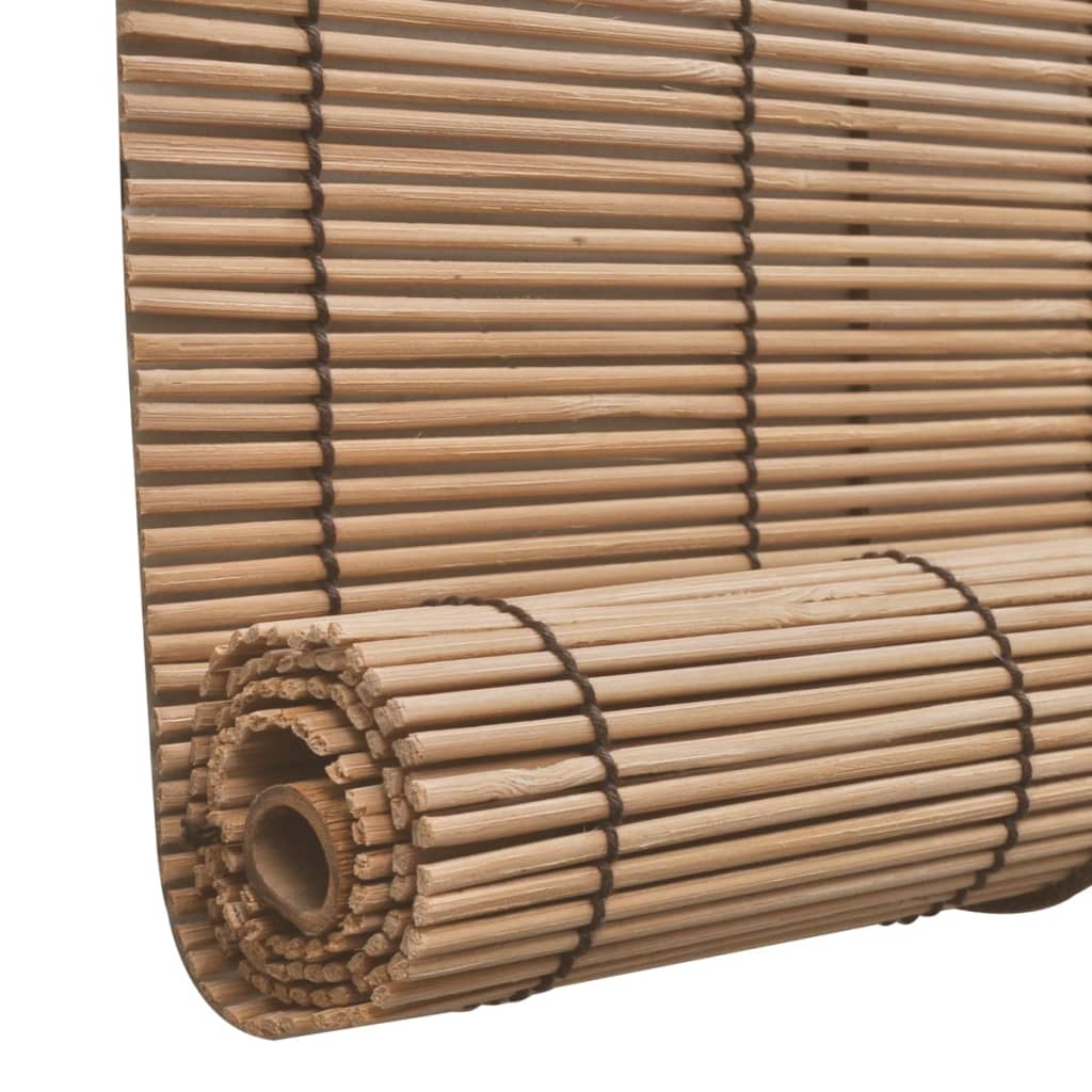 vidaXL Jaluzele din bambus tip rulou, 2 buc., maro, 100 x 160 cm