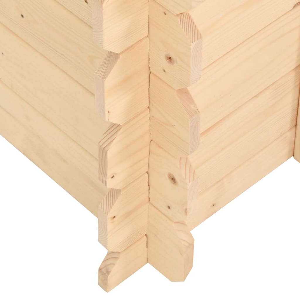 vidaXL Cușcă de câine, 80x80x100 cm, lemn masiv de pin