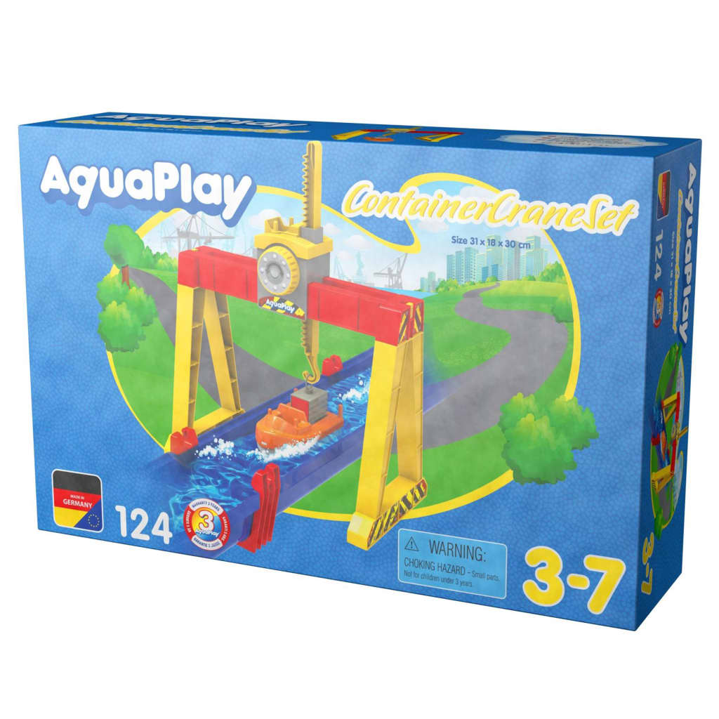 AquaPlay Set de macara pentru containere jucărie pentru apă exterior