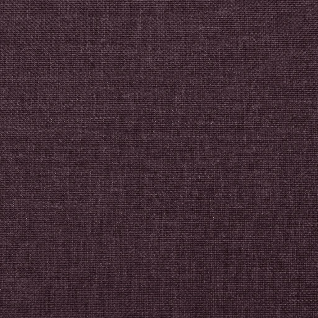 vidaXL Canapea extensibilă cu 2 locuri, violet, material textil