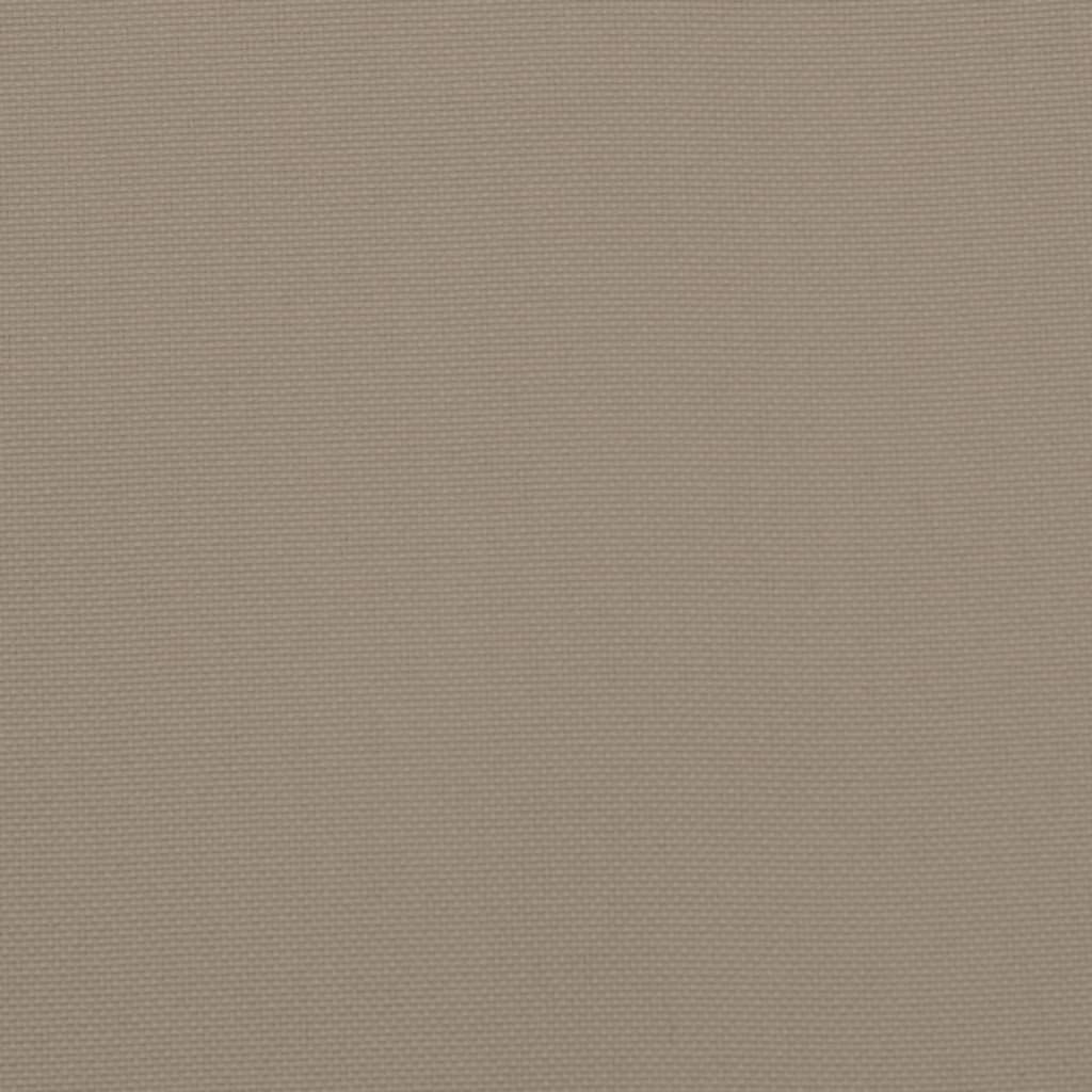 vidaXL Pernă pentru paleți, gri taupe, 60x60x12 cm, textil