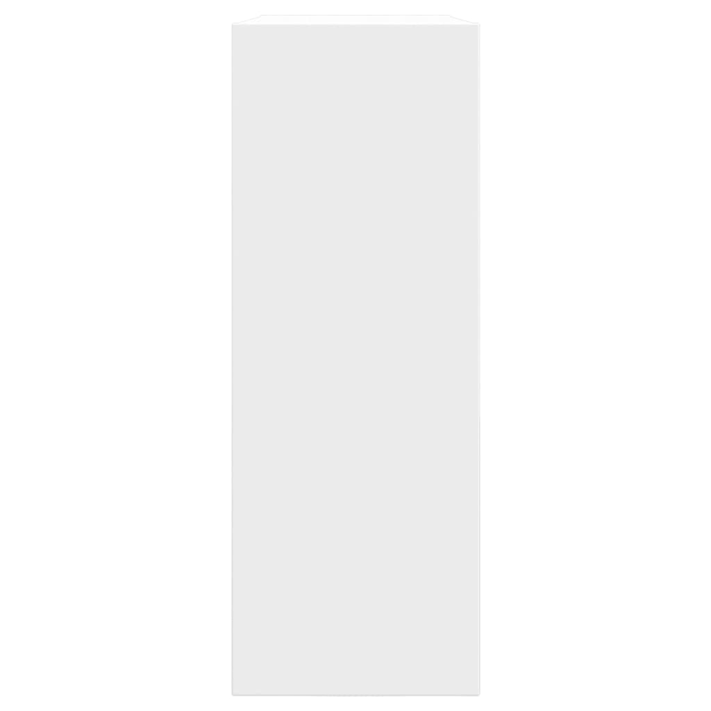 vidaXL Pantofar, alb, 80x21x57 cm, lemn compozit