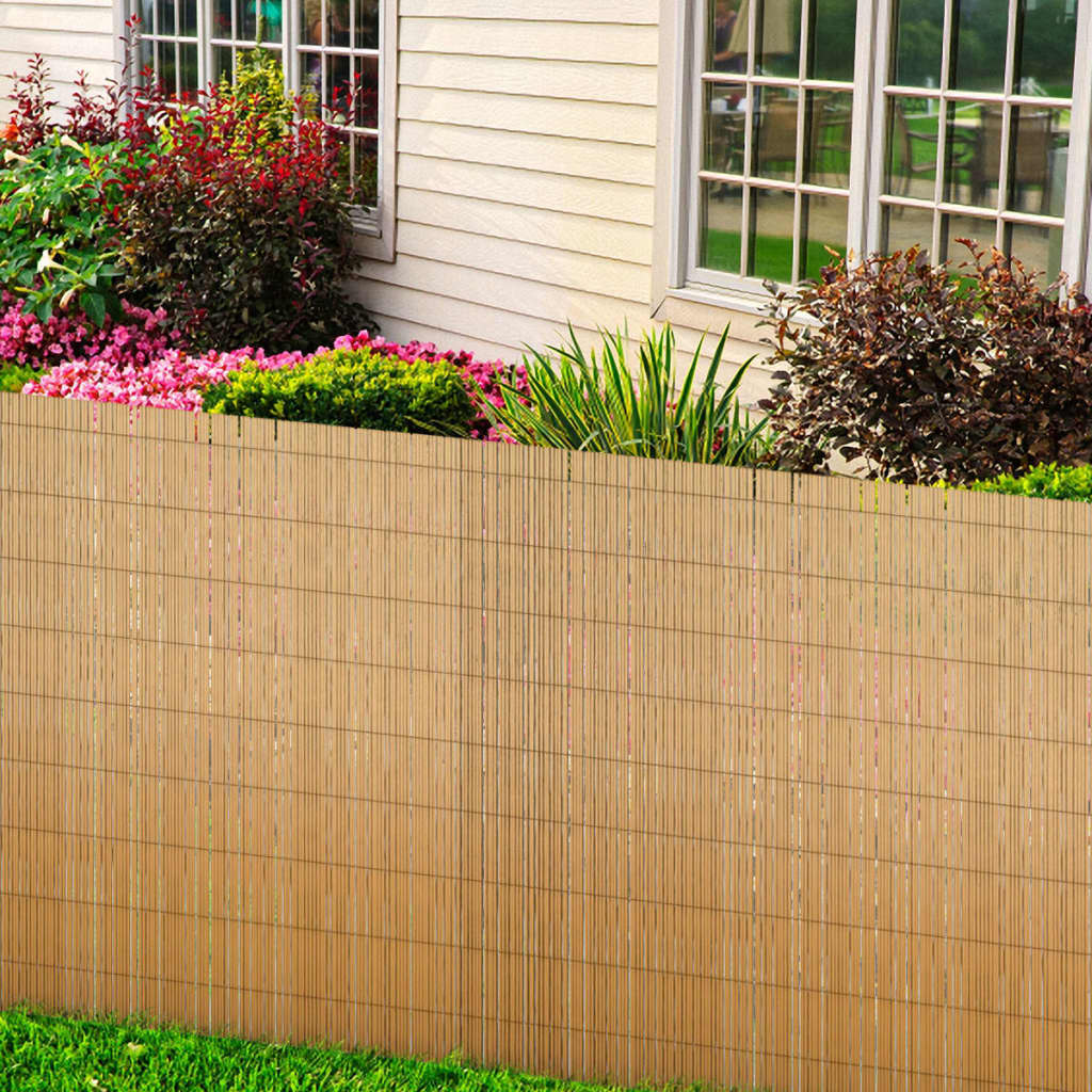 vidaXL Gard de grădină din stuf, 500 x 100 cm