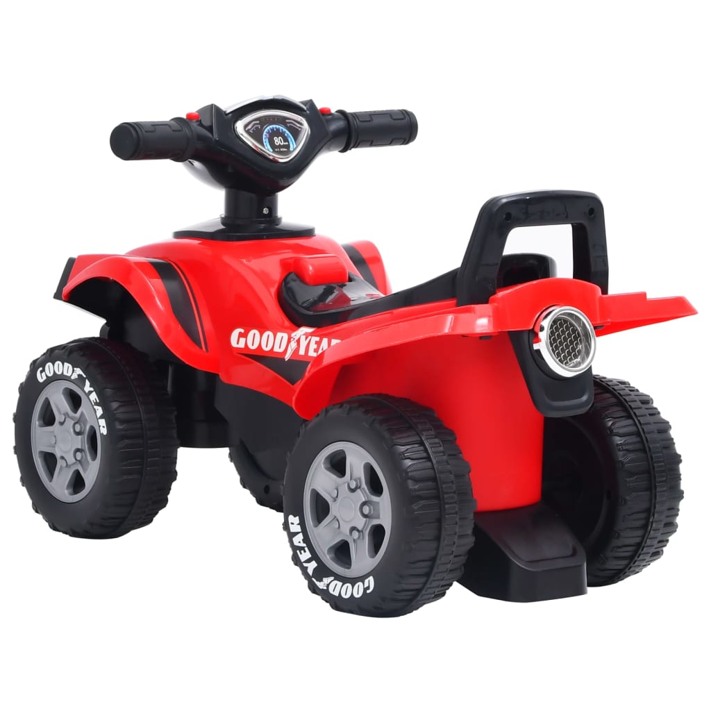 vidaXL ATV ride-on pentru copii Good Year, roșu