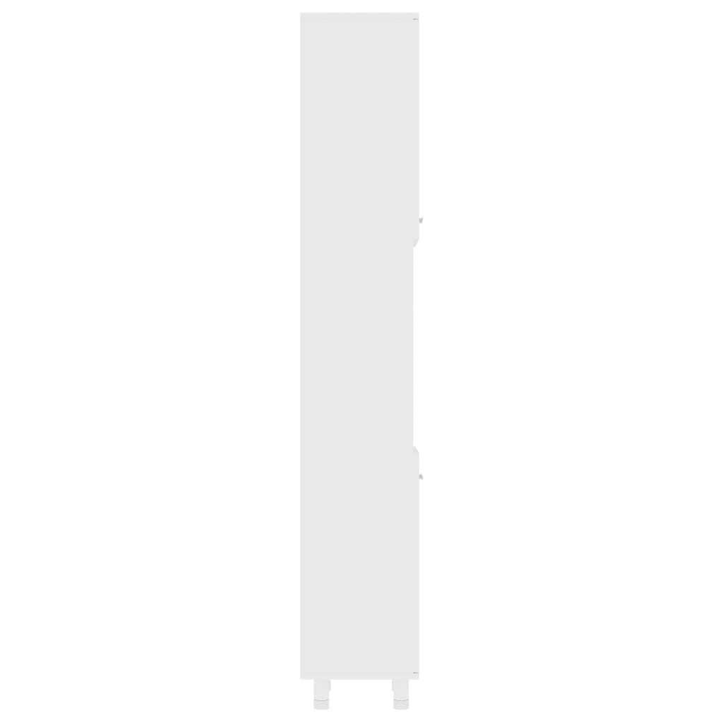 vidaXL Dulap de baie, alb, 30 x 30 x 179 cm, PAL