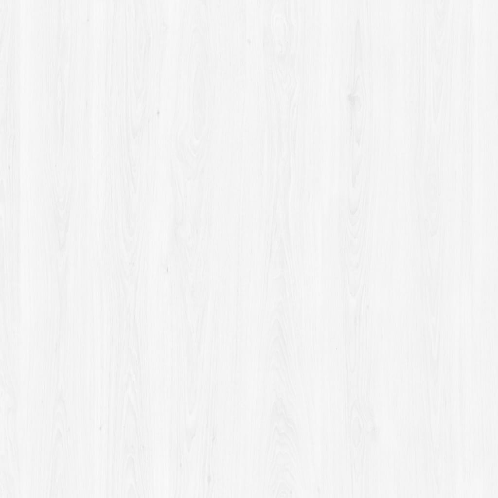 vidaXL Folii de ușă autoadezive, 2 buc., lemn alb, 210 x 90 cm, PVC