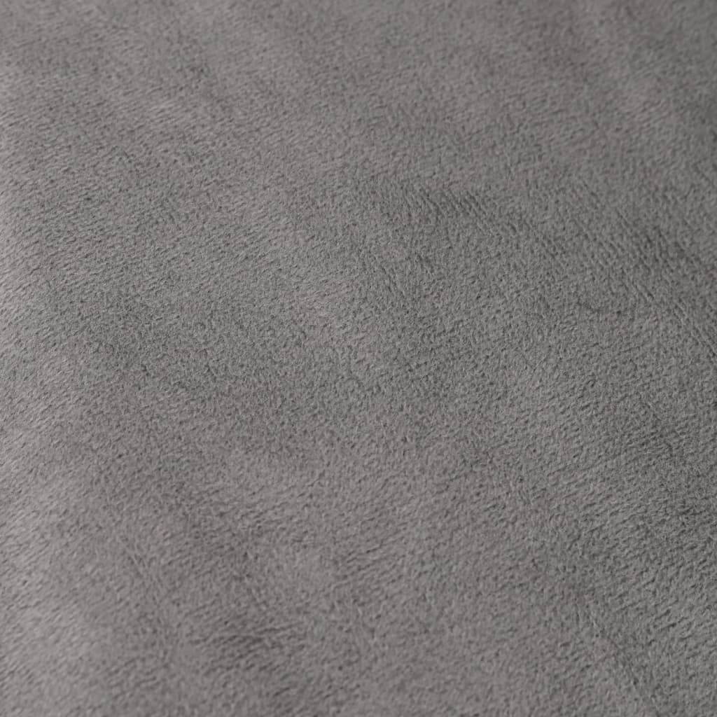 vidaXL Pătură grea cu husă, gri, 120x180 cm, 9 kg, textil