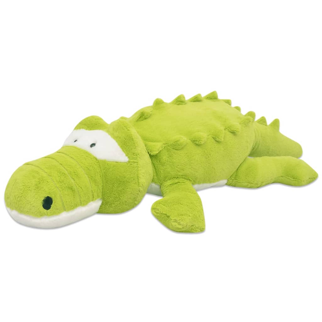 vidaXL Crocodil de pluș de jucărie XXL, 100 cm