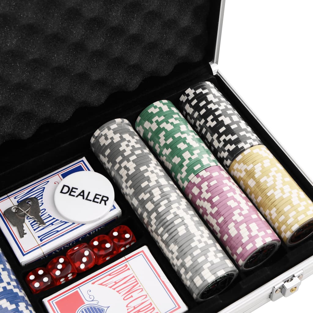 vidaXL Set de jetoane de poker 300 buc. 11,5 g