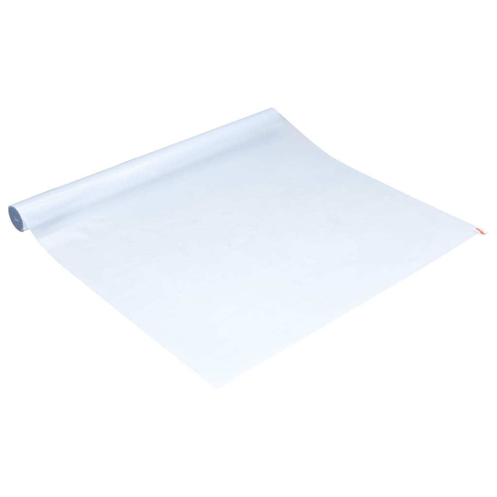 vidaXL Folie fereastră, statică/mată, gri transparentă, 45x1000cm, PVC