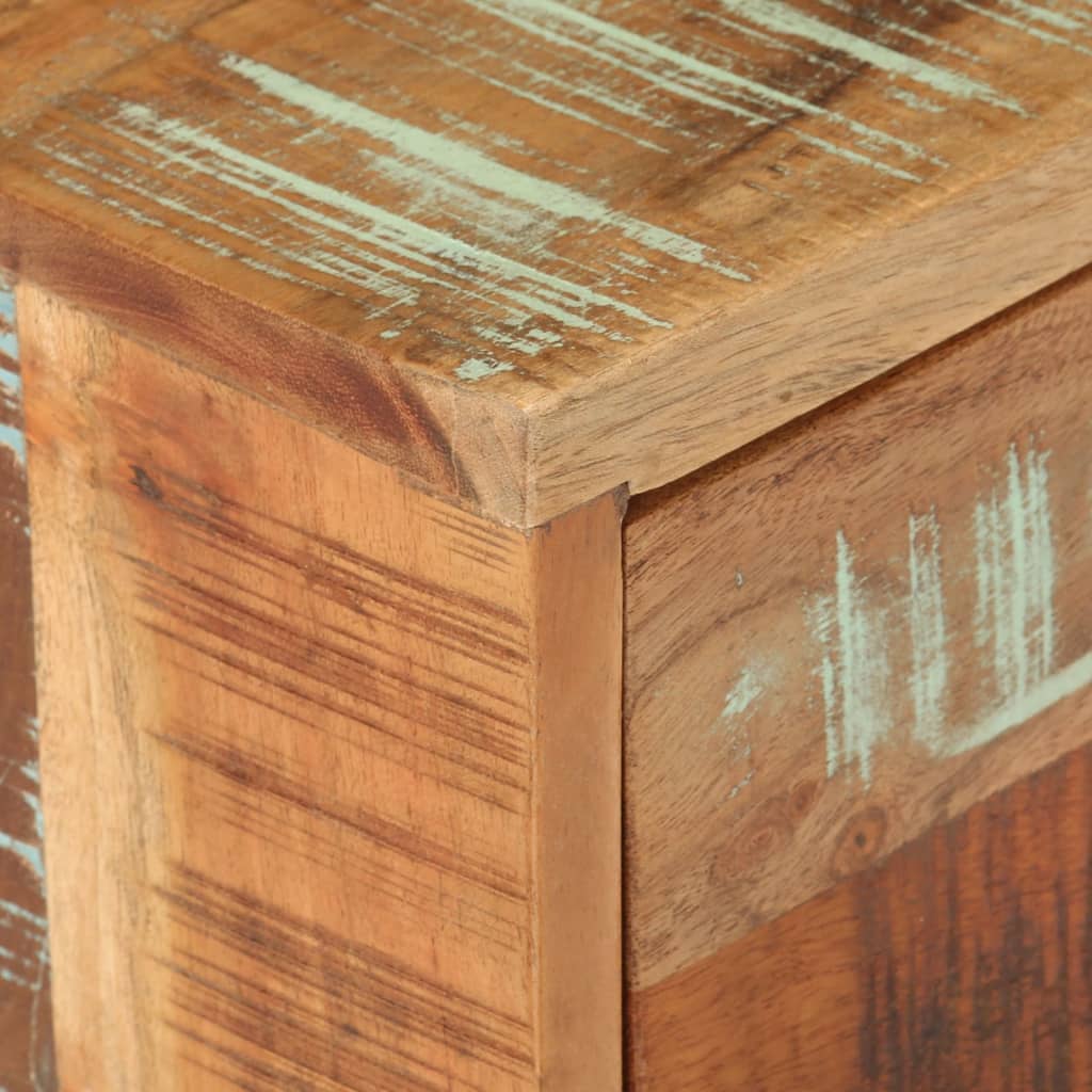 vidaXL Masă laterală, 40x40x45 cm, lemn masiv reciclat