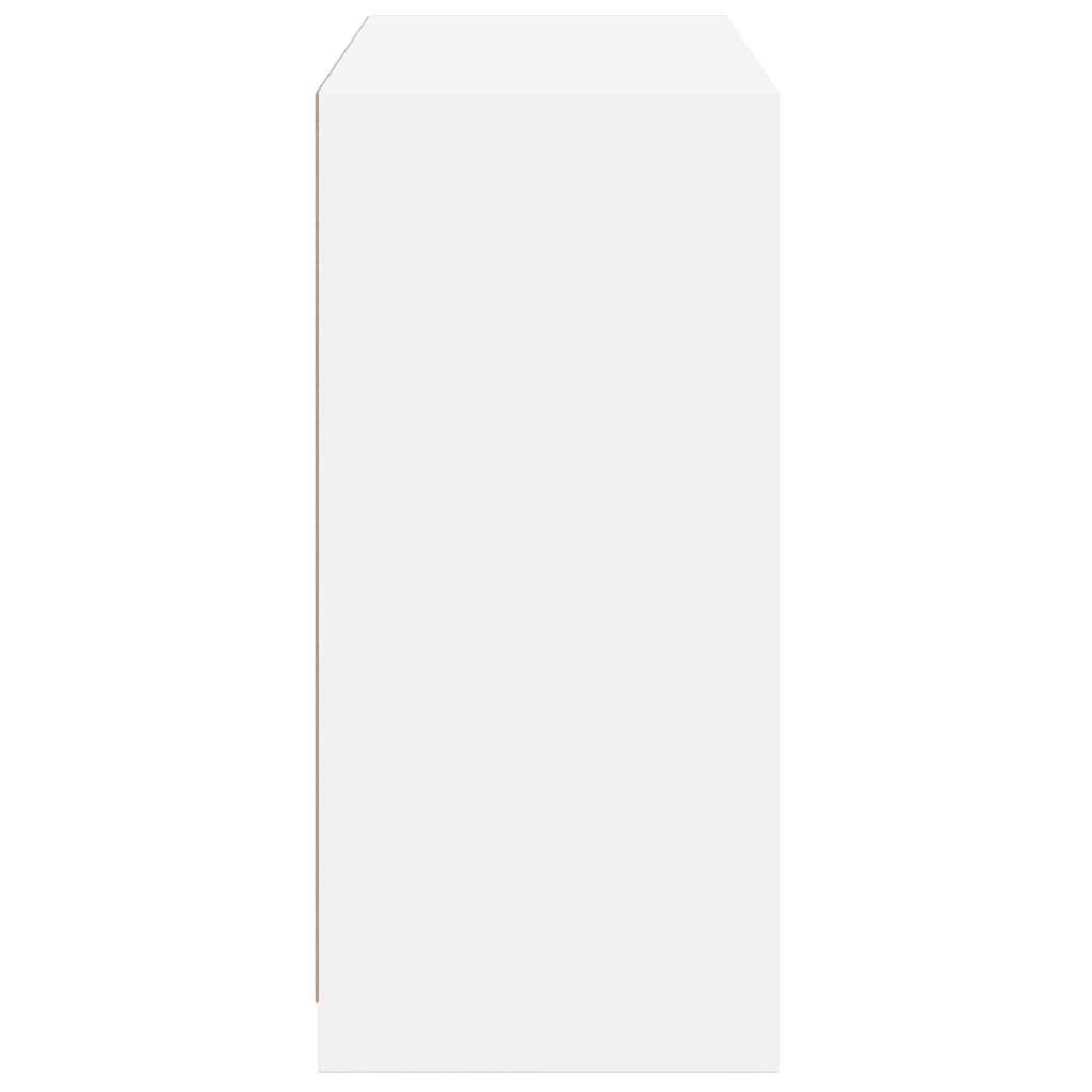 vidaXL Dulap, alb, 77x48x102 cm, lemn prelucrat