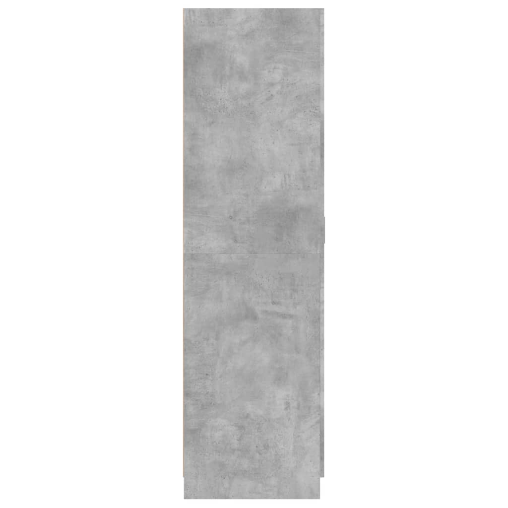 vidaXL Șifonier, gri beton, 80x52x180 cm, PAL