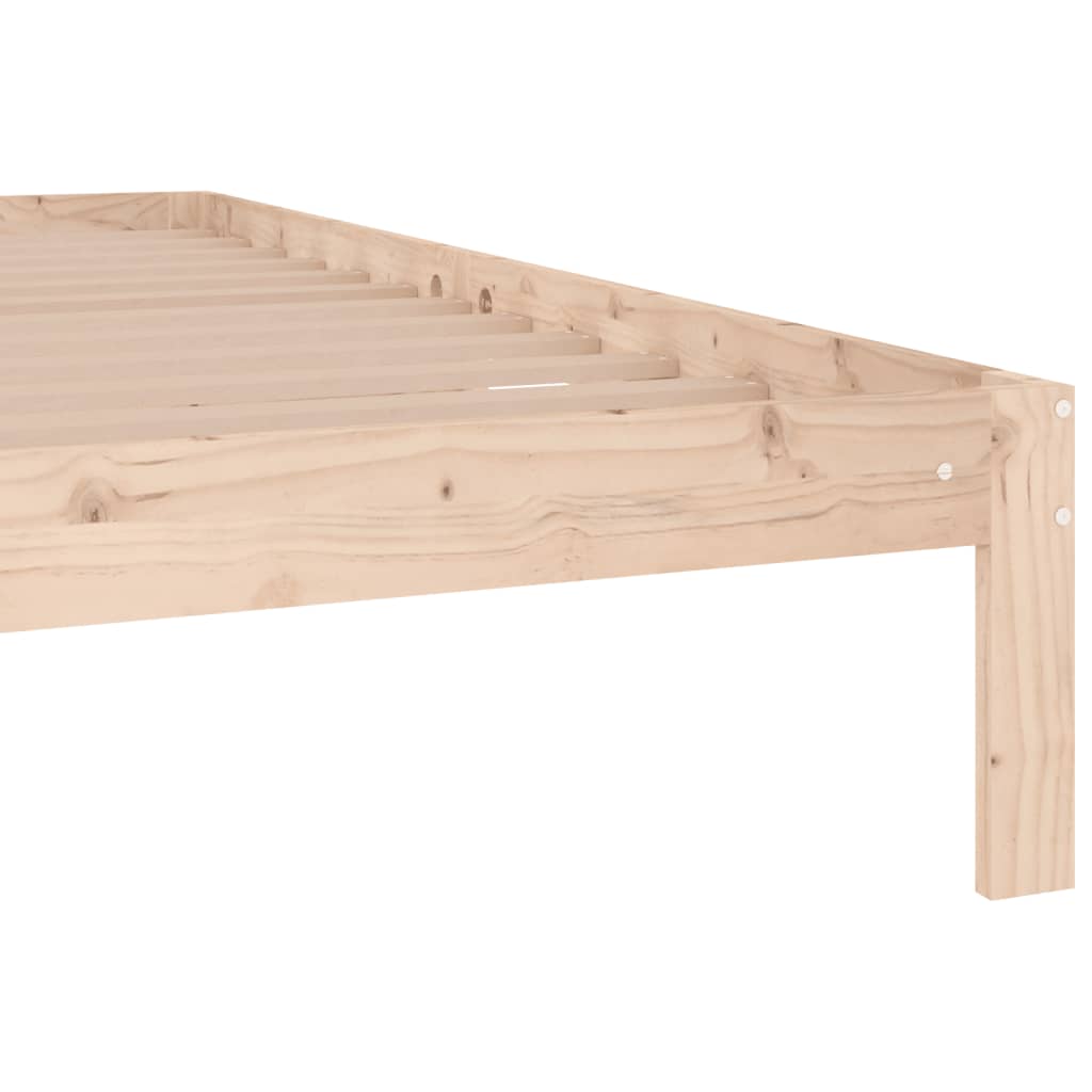 vidaXL Cadru de pat Super King, 180x200 cm, lemn masiv