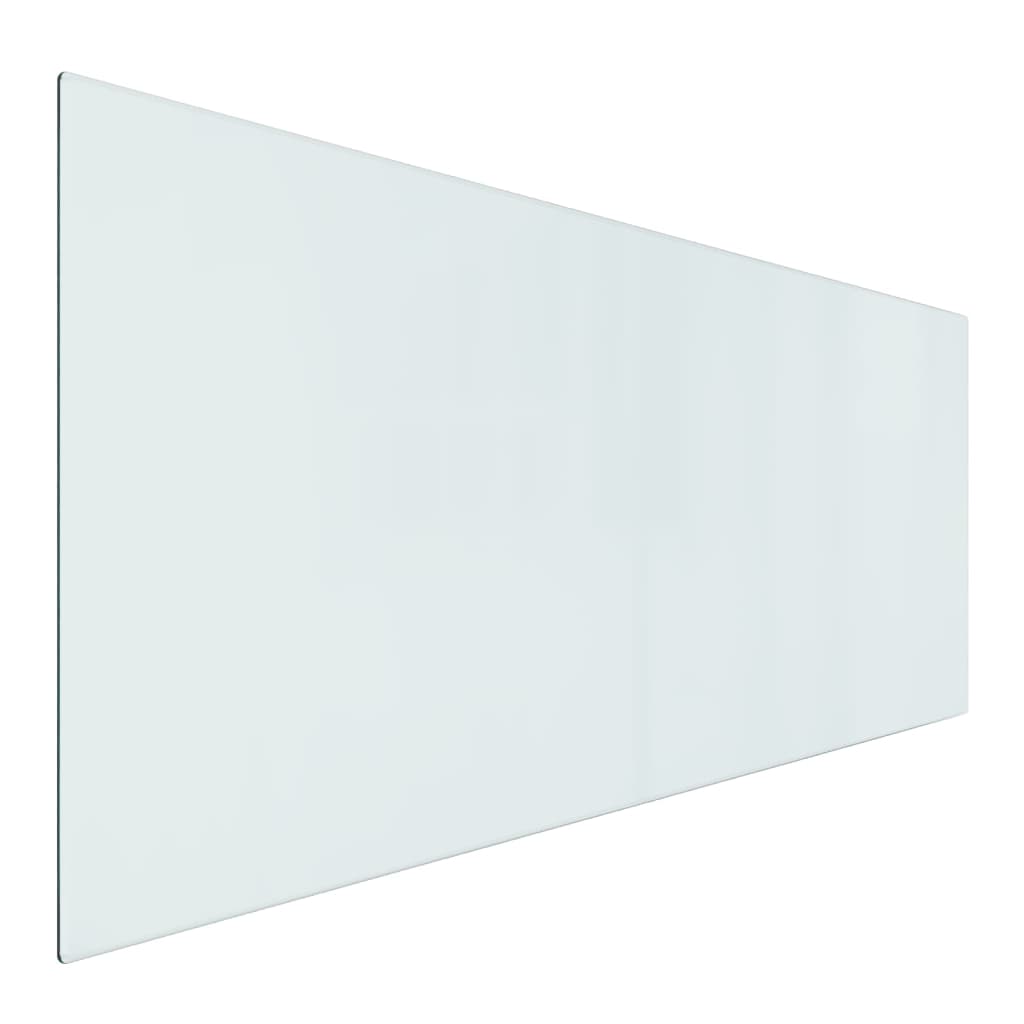 vidaXL Placă de sticlă pentru șemineu, dreptunghiulară, 120x50 cm