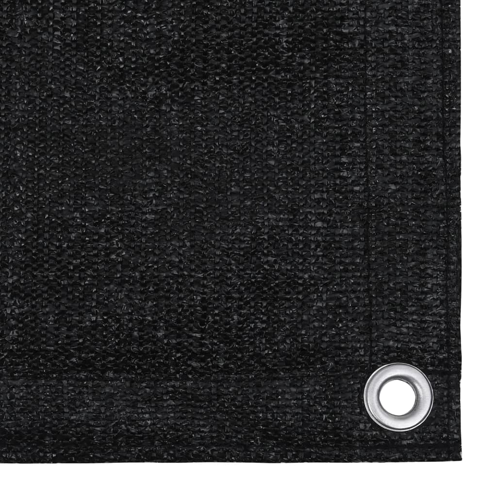 vidaXL Covor pentru cort, negru, 250x500 cm