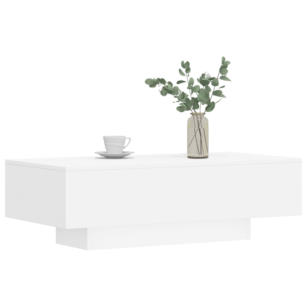 vidaXL Măsuță de cafea, alb, 100x49,5x31 cm, lemn prelucrat