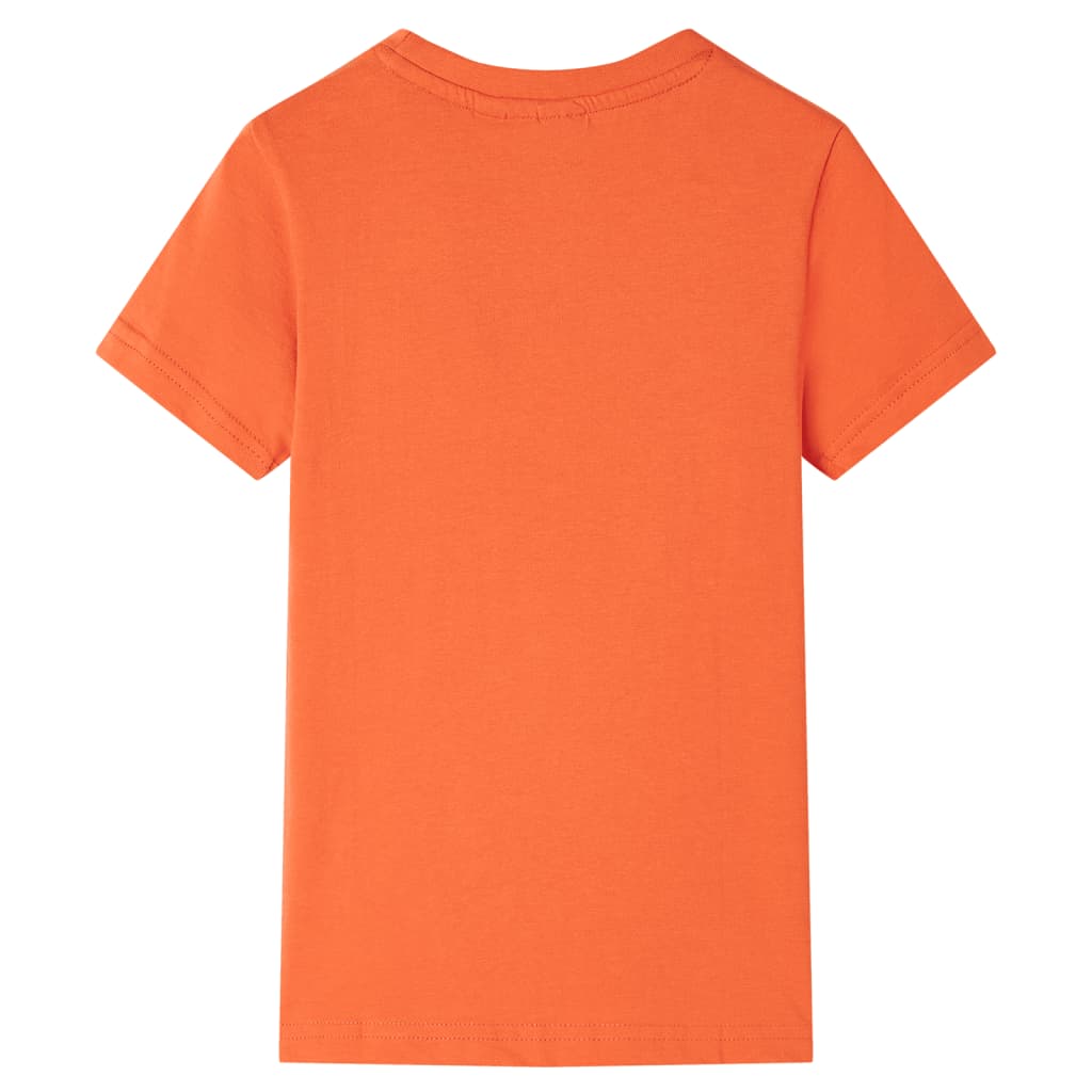Tricou pentru copii, portocaliu aprins, 92