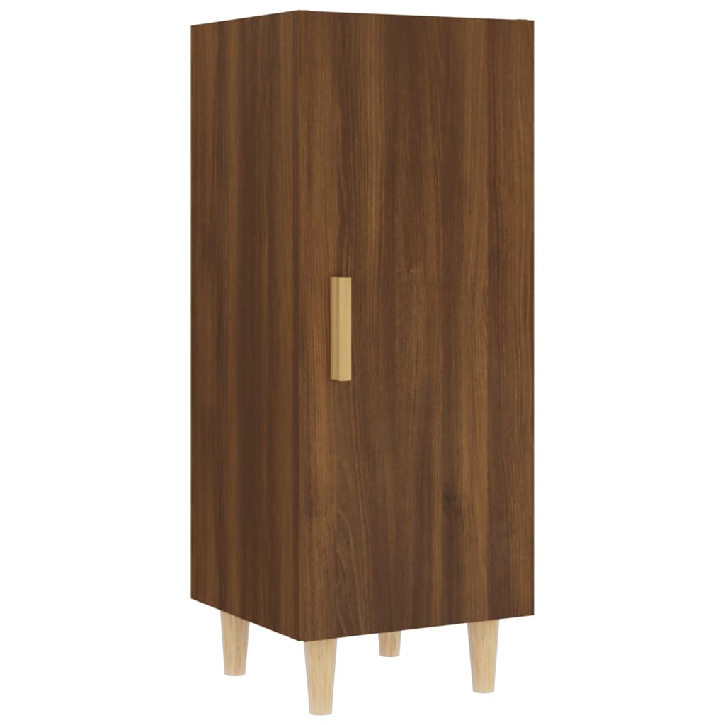 vidaXL Dulap înalt, Stejar brun, 35x34x180 cm, lemn compozit