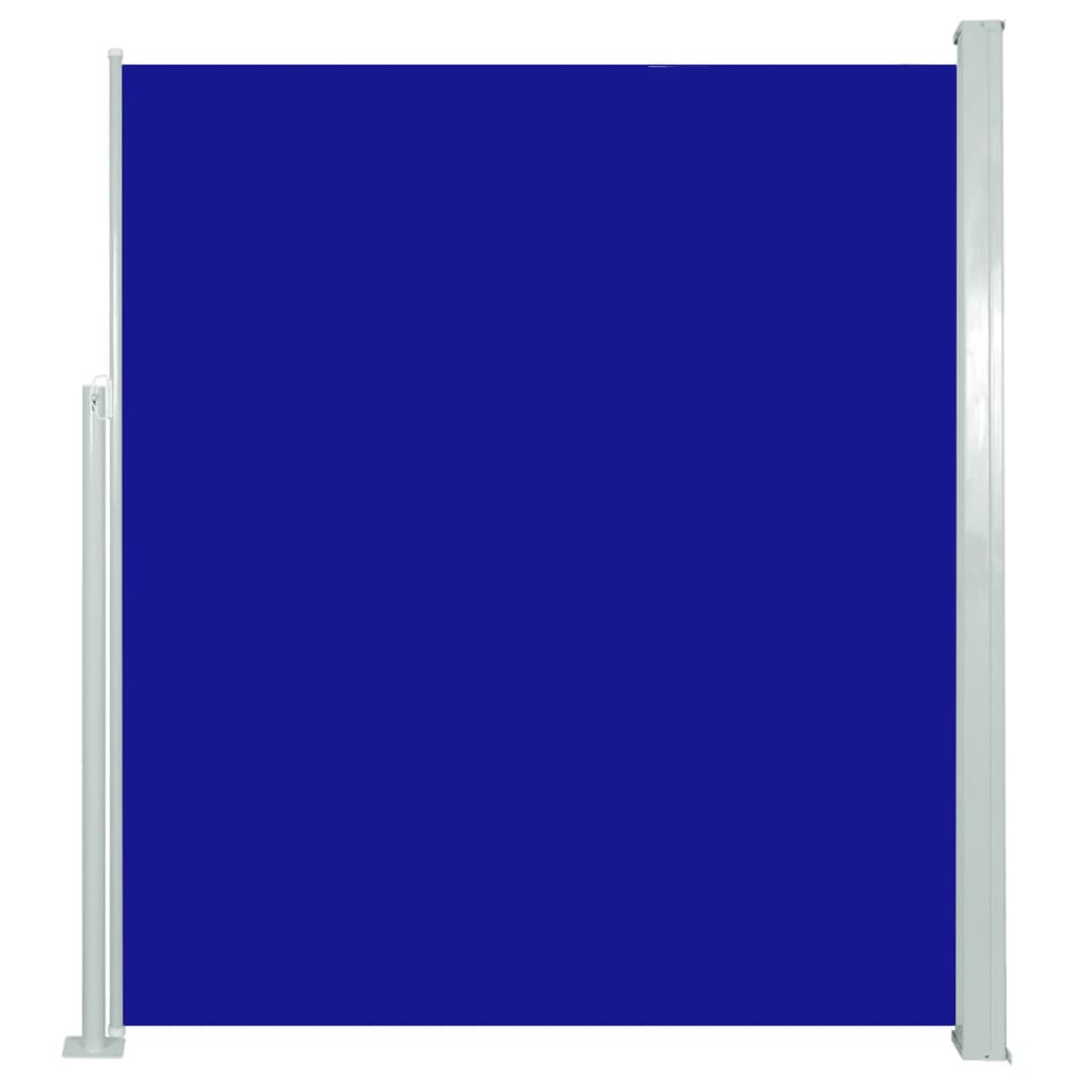 vidaXL Copertină laterală retractabilă, albastru, 160x500 cm