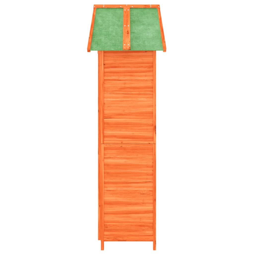 vidaXL Magazie de unelte de grădină maro 89x52,5x175cm lemn masiv pin