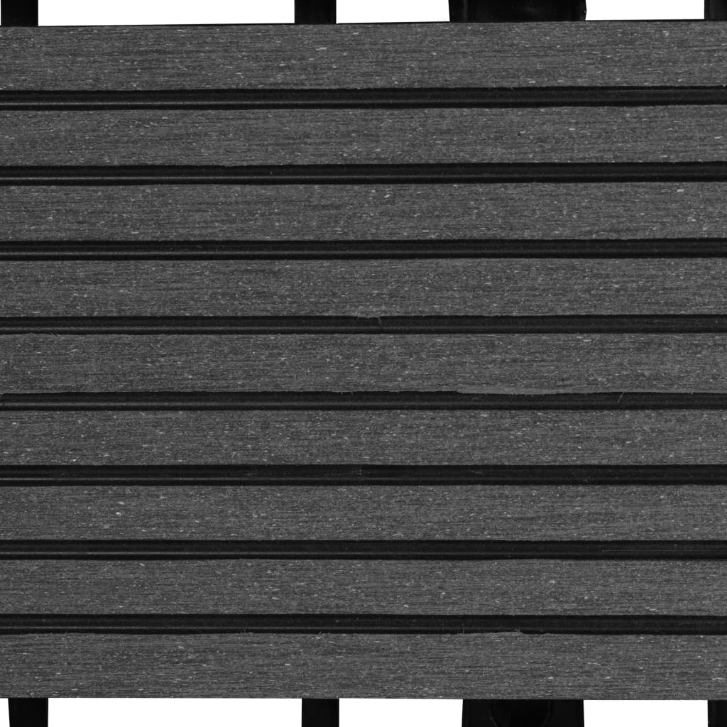 vidaXL Plăci de pardoseală, 22 buc., gri, 30 x 30 cm, WPC, 2 mp