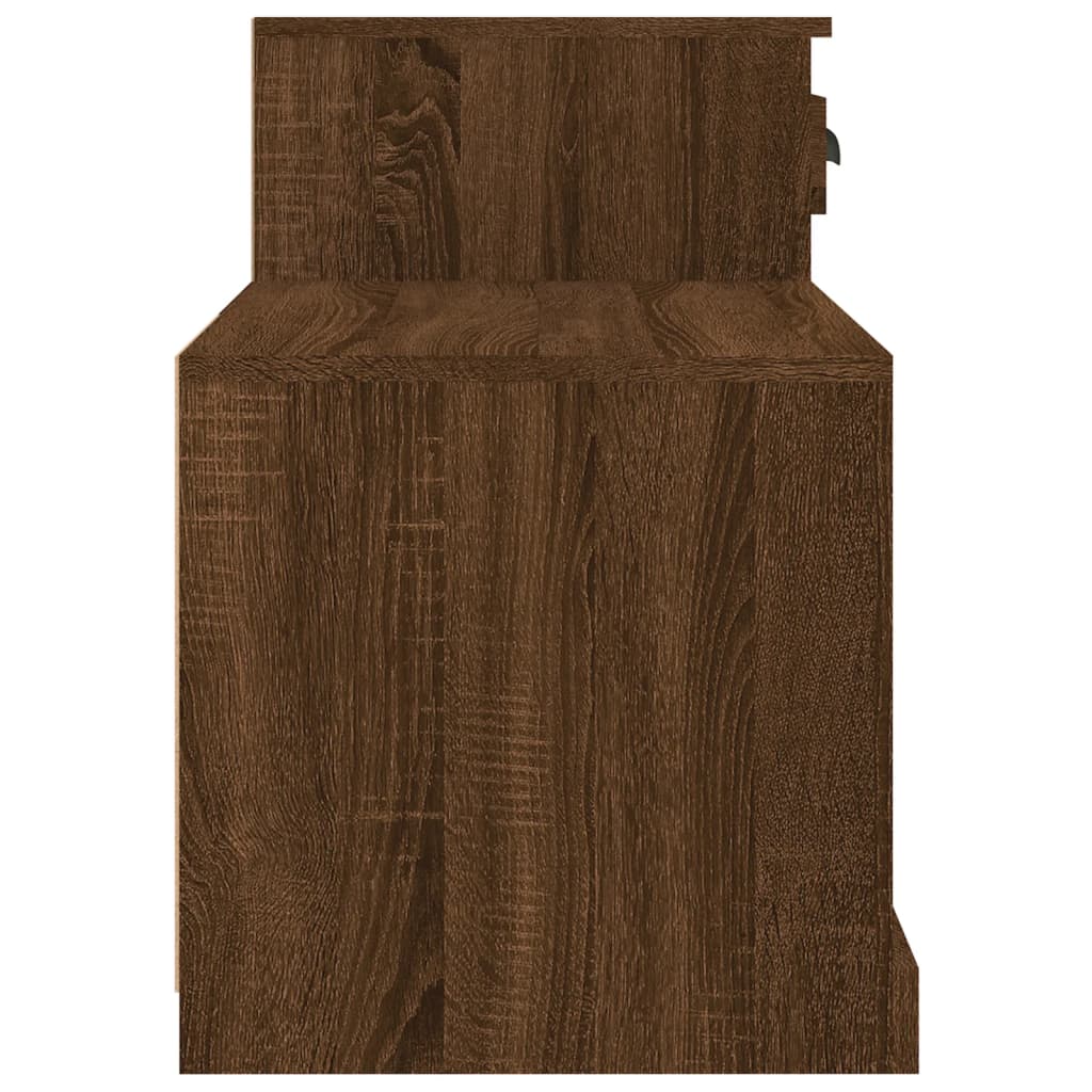 vidaXL Pantofar, stejar maro, 100x42x60 cm, lemn prelucrat