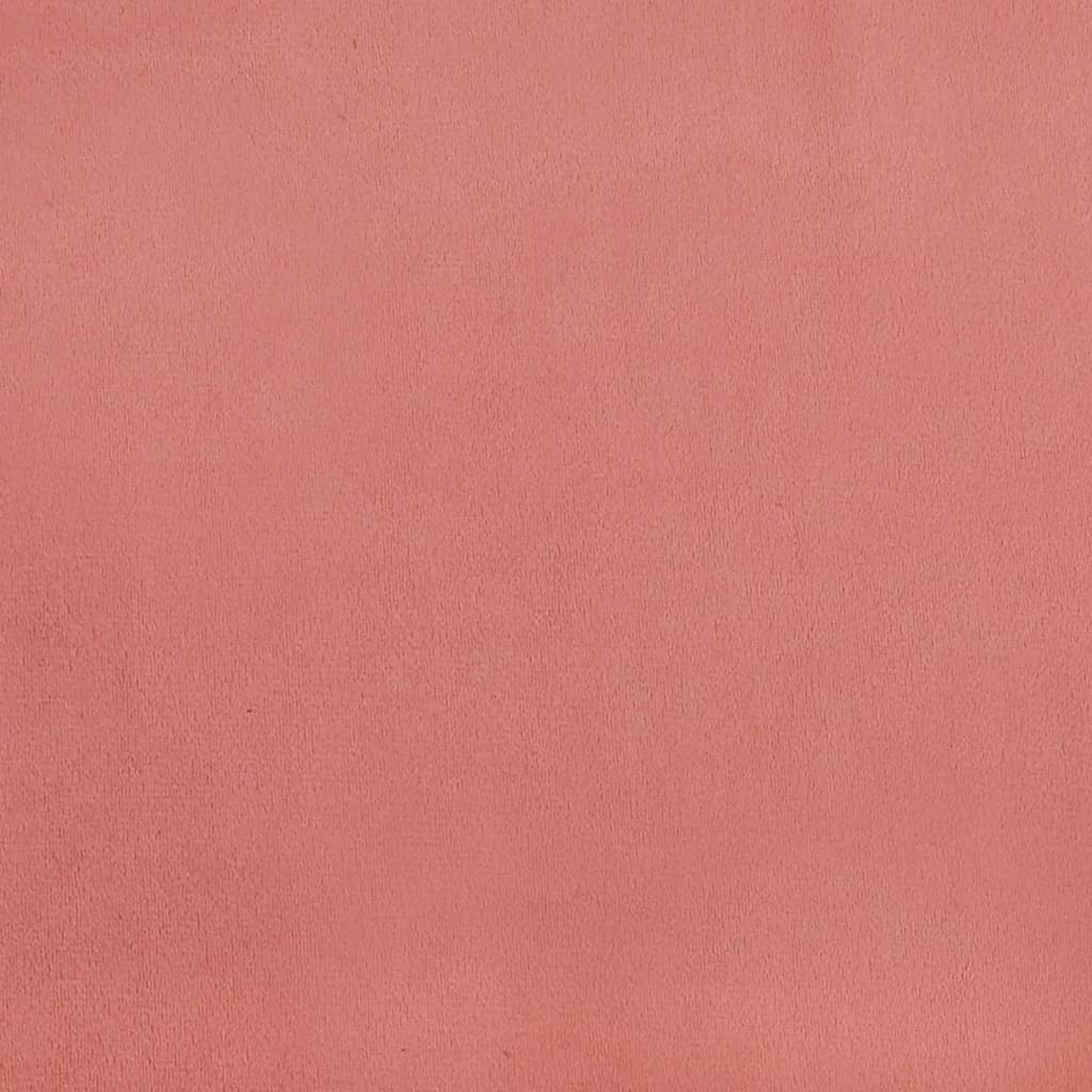 vidaXL Panouri de perete 12 buc. roz 60x15 cm catifea 1,08 m²