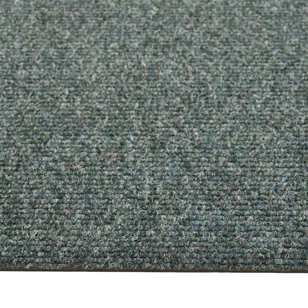 vidaXL Dale mochetă pentru podea, 20 buc., verde, 5 m²