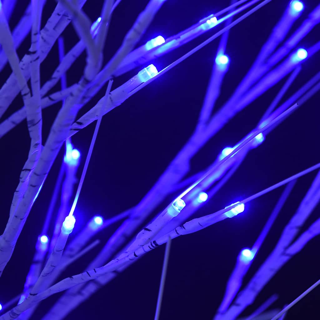 vidaXL Pom Crăciun 140 LED-uri albastru 1,5 m salcie interior/exterior