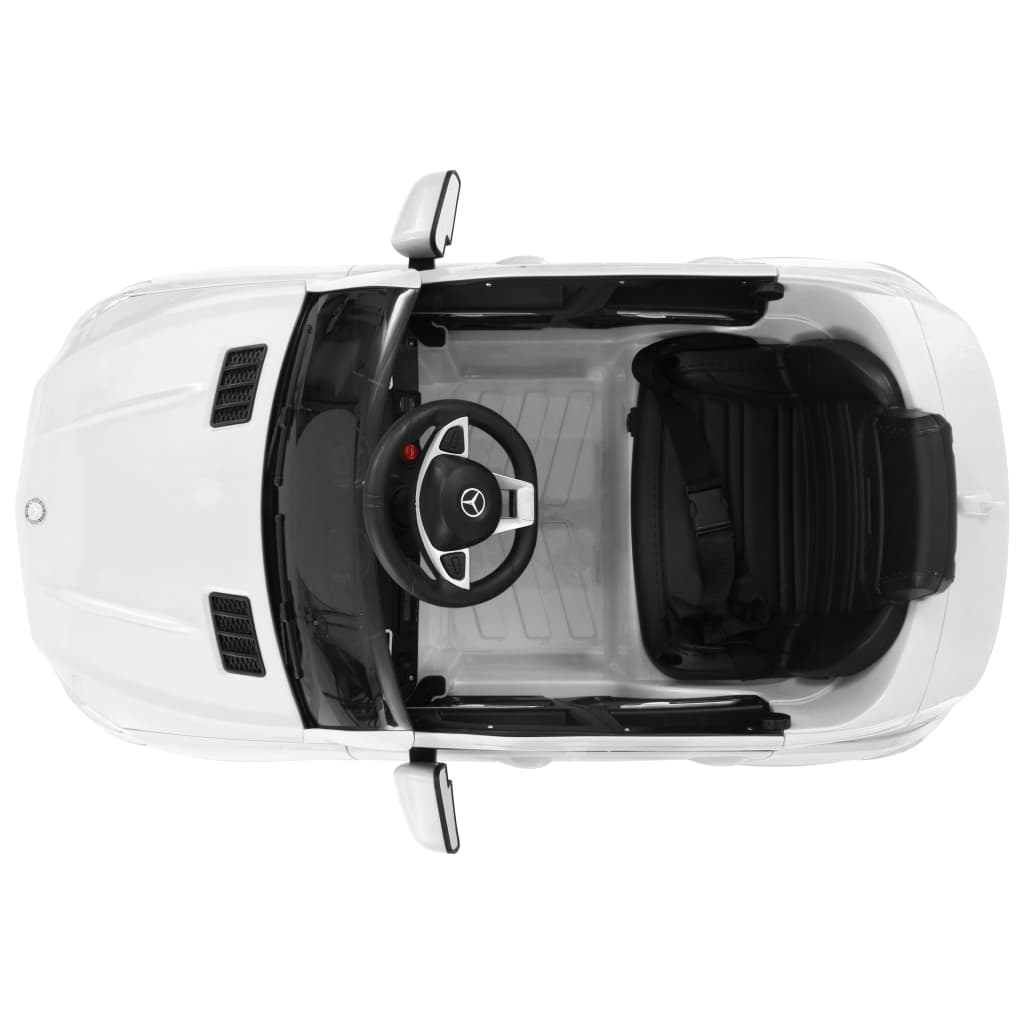 vidaXL Mașinuță copii Mercedes Benz GLE63S, alb, plastic