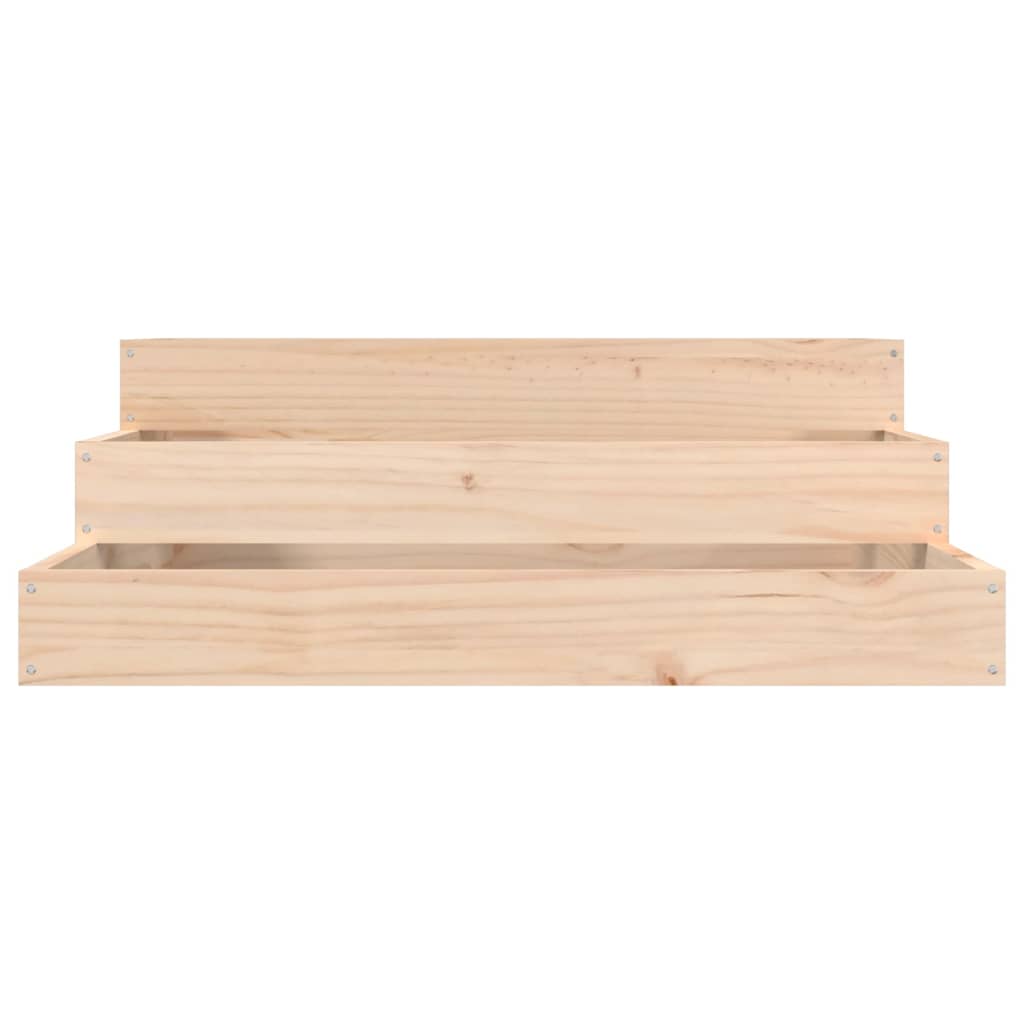 vidaXL Jardinieră, 78x78x27 cm, lemn masiv de pin
